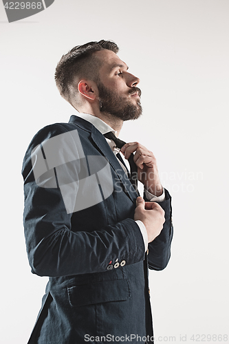 Image of Portrait of stylish handsome young man