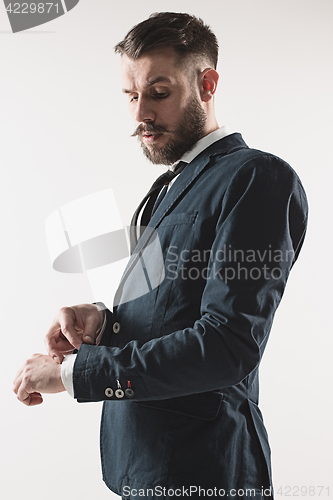 Image of Portrait of stylish handsome young man