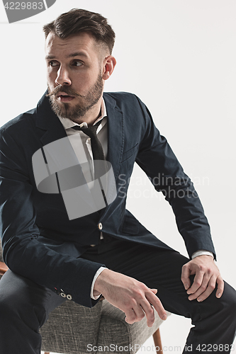 Image of Portrait of stylish handsome young man