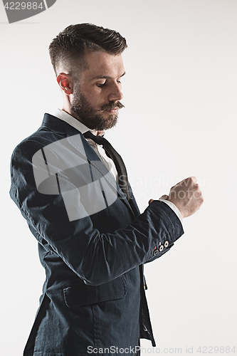 Image of Portrait of stylish handsome young man
