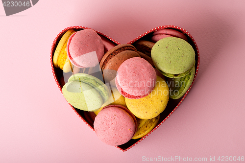 Image of Macarons in gift box