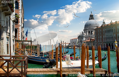 Image of Beautiful venetian cityscape