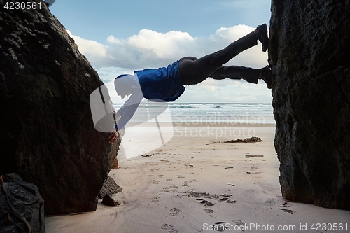 Image of Climbing on rocks