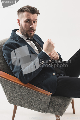 Image of Portrait of stylish handsome young man