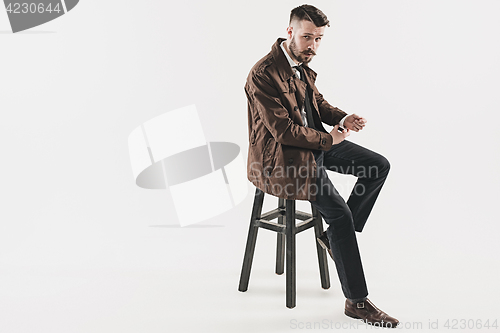 Image of Portrait of stylish handsome young man
