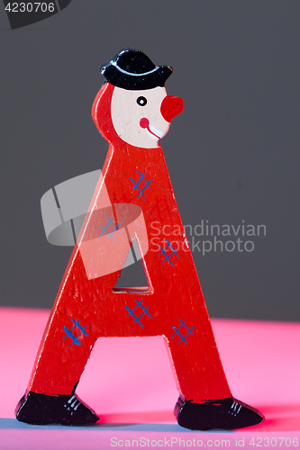 Image of Letter \"A\" for children