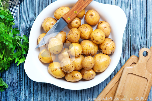 Image of raw potato