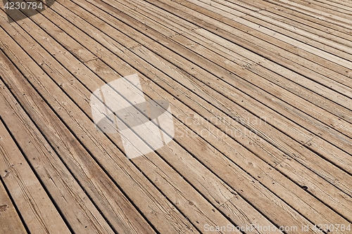 Image of Wood deck lumber