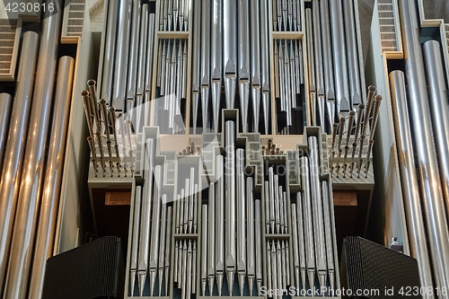 Image of Church organ pipes