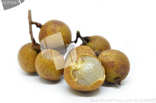 Image of Longan on white background