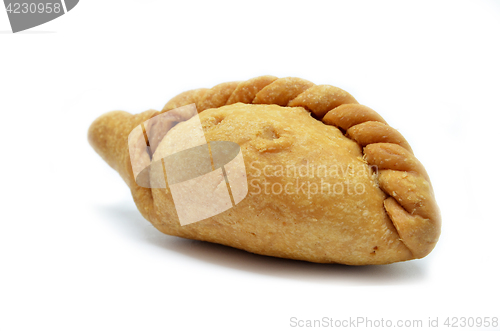 Image of Curry puff isolated on white background