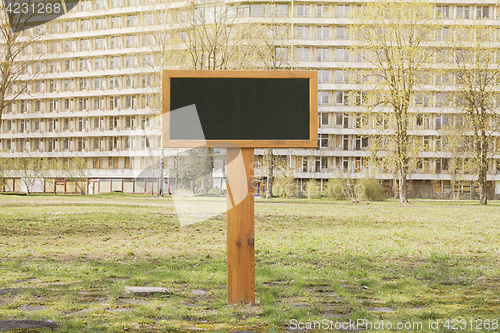 Image of Blank wooden Sign