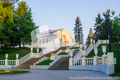Image of Staircase in the City Park in Sillamäe, Estonia