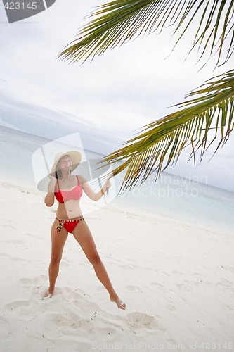 Image of Woman on the beach