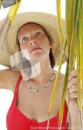 Image of Woman on the beach