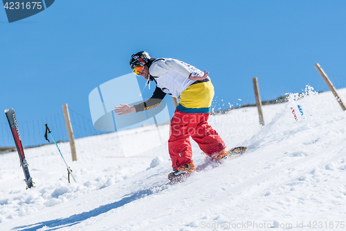 Image of Michael Cruz during the Snowboard National Championships