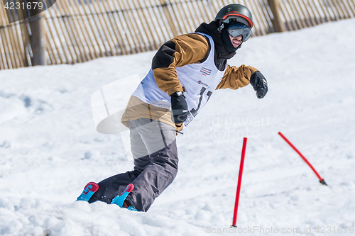 Image of Ricardo Lopes during the Snowboard National Championships