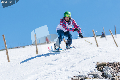 Image of Diogo Pombeiro during the Snowboard National Championships