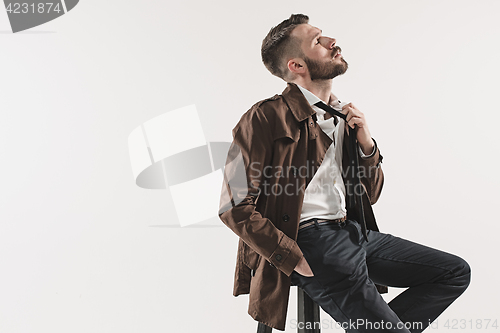 Image of Portrait of stylish handsome young man