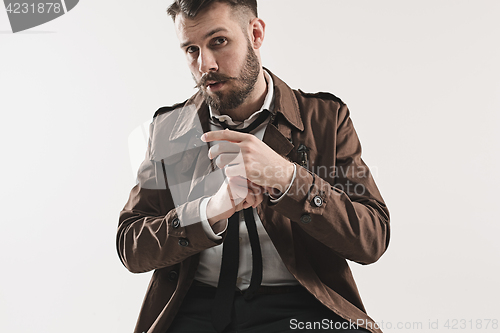 Image of Portrait of stylish handsome young man