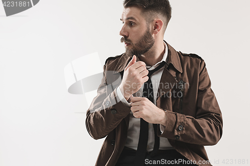 Image of Portrait of stylish handsome young man