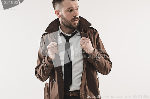 Image of Portrait of stylish handsome young man