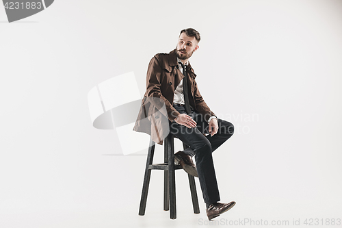 Image of Portrait of stylish handsome young man