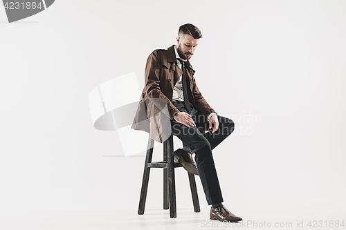 Image of Portrait of stylish handsome young man