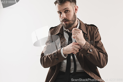 Image of Portrait of stylish handsome young man