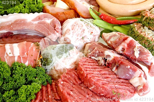 Image of Variety of fresh meat