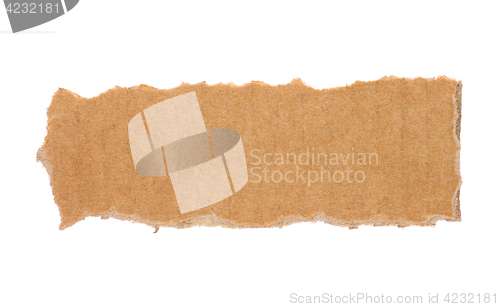 Image of Piece of corrugated cardboard