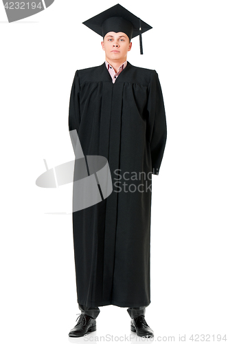 Image of Full length graduation man