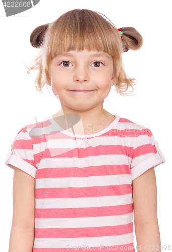 Image of Emotional portrait little girl