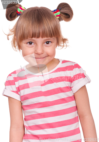 Image of Emotional portrait of little girl