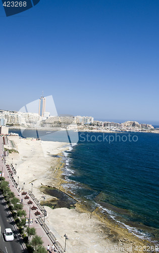 Image of seaside promenade sliema st. julian's paceville malta