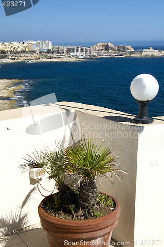 Image of view of st. julians from sliema malta