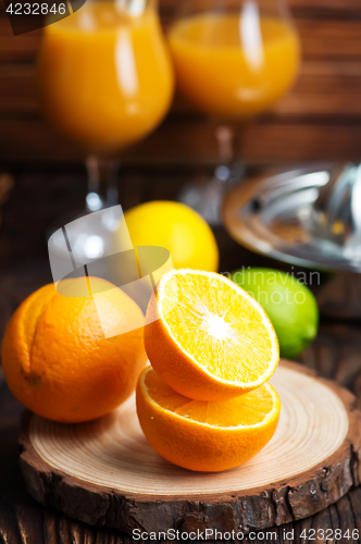 Image of fruits and juice