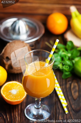 Image of fruits and juice