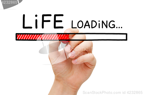 Image of Life Loading Bar Concept