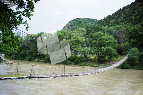 Image of Suspension bridge in Georgia