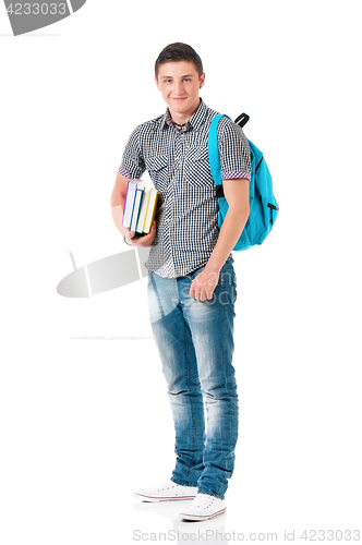 Image of Full length student boy