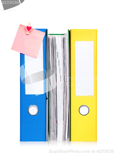 Image of Colorful file folders