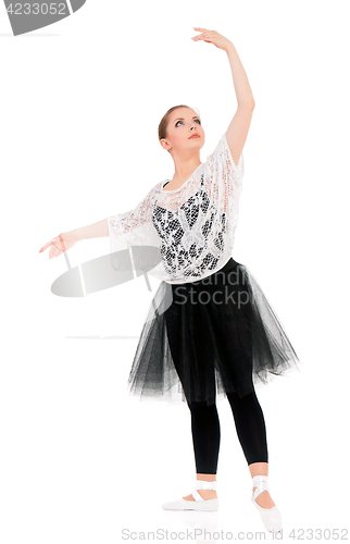 Image of Young beautiful ballet dancer