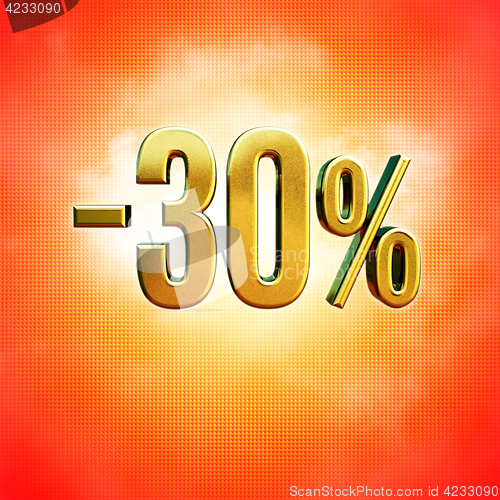 Image of 30 Percent Sign