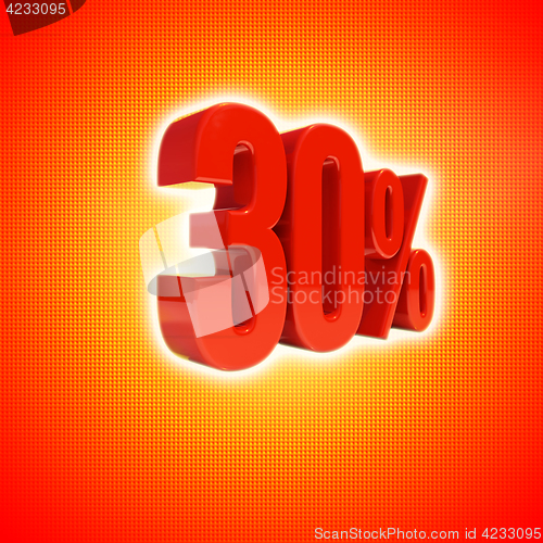 Image of 30 Percent Sign