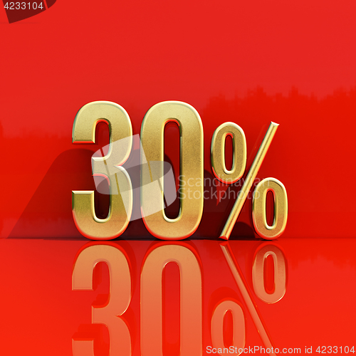 Image of 30 Percent Sign