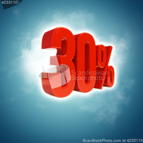 Image of 30 Percent Sign