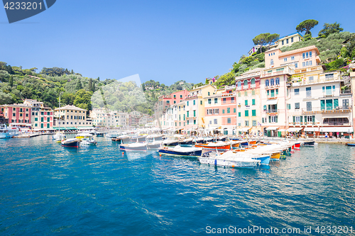 Image of Portofino, Italy - Summer 2016 - view from the sea