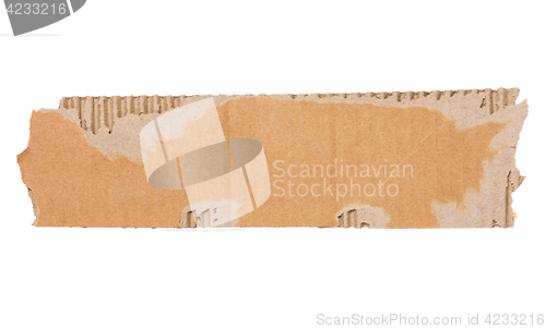 Image of Piece of corrugated cardboard