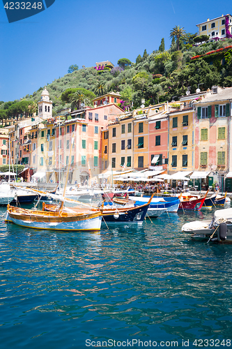 Image of Portofino, Italy - Summer 2016 - view from the sea